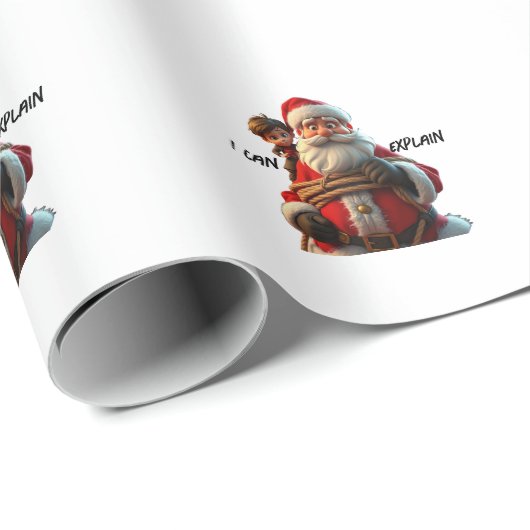 Ik kan het uitleggen, Cartoon Sinterklaas en klein Cadeaupapier (Rol Hoek)