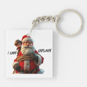 Ik kan het uitleggen, Cartoon Sinterklaas en klein Sleutelhanger (Achterkant)