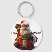 Ik kan het uitleggen, Cartoon Sinterklaas en klein Sleutelhanger (Voorkant)
