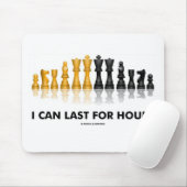 Ik kan het uren duren (Chess Humor Set) Muismat (Met muis)