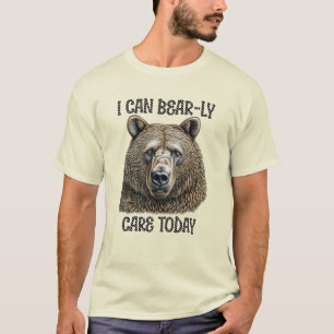 Ik kan het vandaag nauwelijks aan   Sarcastische b T-shirt