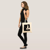 Ik kan het winkelen opgeven, maar... Canvas tas (Voorkant (model))
