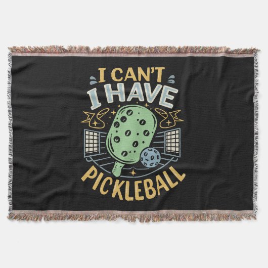 Ik Kan Ik Paddlebal Hebben Deken (Voorkant)