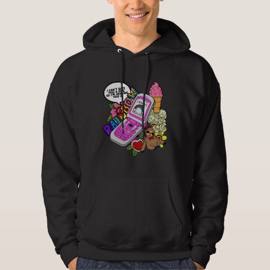 Ik kan je geen knuffel geven, dus ik stuur een reg hoodie (Voorkant)