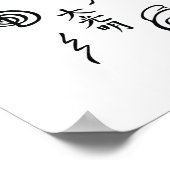 Ik kan je genezen | Reikimaster Reiki Gift Poster (Hoek)