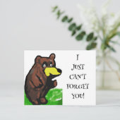 Ik kan je gewoon niet vergeten briefkaart (Staand voorkant)