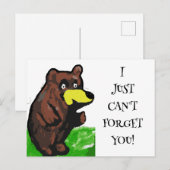 Ik kan je gewoon niet vergeten briefkaart (Voorkant / Achterkant)