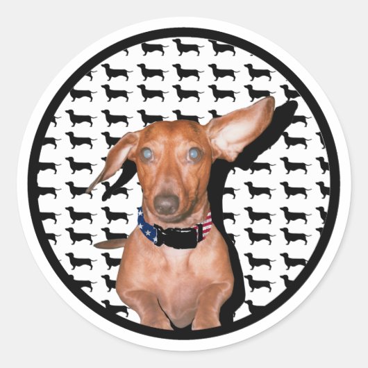 Ik kan je horen ronde sticker (Voorkant)