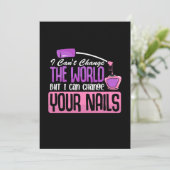 Ik kan je nagels veranderen kaart (Staand voorkant)