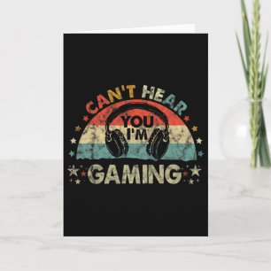 Ik kan je niet horen dat ik schitterende gamercad kaart