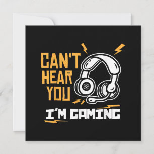 Ik kan je niet horen Ik ben aan het Gamen - Gamer 