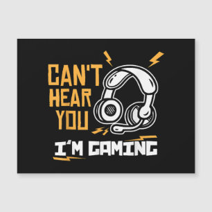 Ik kan je niet horen Ik ben aan het Gamen - Gamer 