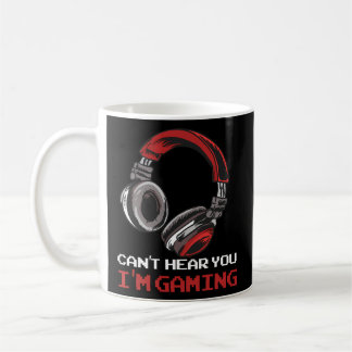 Ik kan je niet horen Ik ben aan het gamen - Gamer  Koffiemok