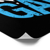 Ik kan je niet horen, ik ben aan het spelen - grap poster (Hoek)