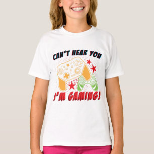 Ik kan je niet horen Ik ben Gaming Shirt, Funny Ga T-shirt