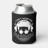 Ik kan je niet horen Ik ben het spelen van grappig Blikjeskoeler (Blikje Voorkant)