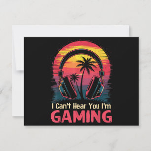 Ik kan je niet horen Ik ben videogames aan het spe