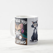 "Ik kan je niet horen, ik speel Koffiemok (Voorkant links)