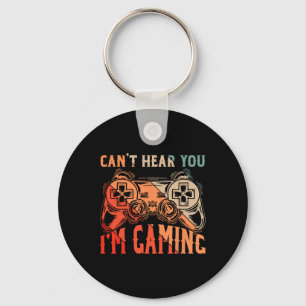 Ik kan je niet horen in Gaming Shirt Funny Video G Sleutelhanger