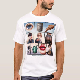 Ik kan je niet horen, maar ik kan lippen lezen. t-shirt