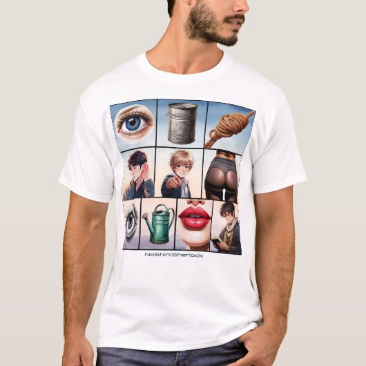 Ik kan je niet horen, maar ik kan lippen lezen. t-shirt (Voorkant)