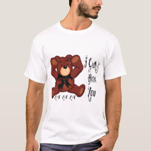 Ik kan je niet horen Teddy Bear. T-shirt