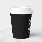 Ik kan je op de Naughty List krijgen, grappige ker Papieren Bekers (Rechts)