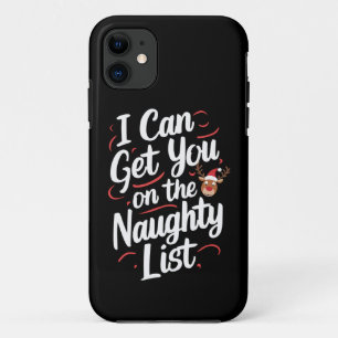 Ik Kan Je Op De Stoute Lijst Zetten Grappig Kerstf Case-Mate iPhone Case