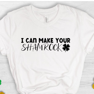 Ik kan je shamrock schattige ijskolf geluk maken t-shirt