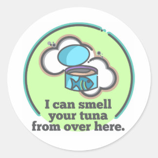 Ik kan je tonijn Sticker ruiken