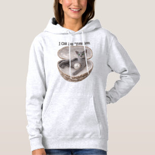 Ik kan je ziel zien Grappig Russisch-blauw kat ont Hoodie