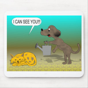 Ik kan je zien muismat