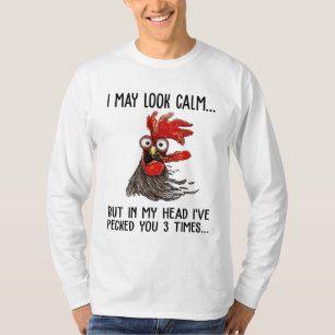 Ik kan kalm kijken, maar in mijn hoofd heb ik je 3 t-shirt