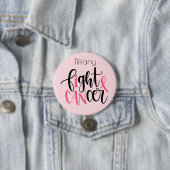 (Ik kan) kanker ondersteuningsknop Ronde Button 7,6 Cm (In situ)