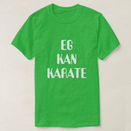 Ik kan karaat in Noors groen T-shirt