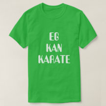Ik kan karate in het Noors groen
