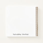 Ik kan leren om spiraal Notitieboek te schrijven (Achterkant)