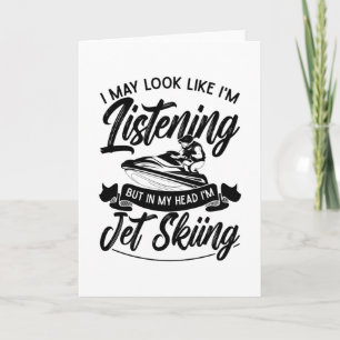 Ik kan lijken alsof ik Jet Skiing Jet Ski luister Kaart