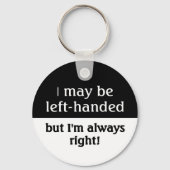 Ik kan linkshandig zijn sleutelhanger (Achterkant)
