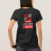 Ik kan lopen en ik heb een rolstoelbewustzijn nodi t-shirt (Achterkant)