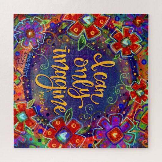 Ik kan me alleen maar voorstellen dat Jigzaag Puzz Legpuzzel (Horizontaal)