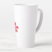 Ik kan me de titel niet herinneren, maar... latte mok (Rechterhoek)