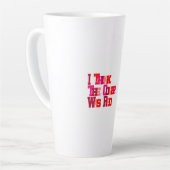 Ik kan me de titel niet herinneren, maar... latte mok (Linkerhoek)