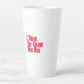 Ik kan me de titel niet herinneren, maar... latte mok (Voorkant)