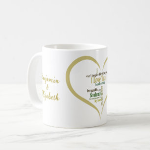 Ik kan me geen leven voorstellen zonder jouw typog koffiemok