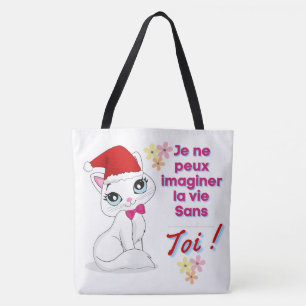 Ik kan me geen leven zonder jou voorstellen. tote bag
