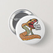 Ik kan me niet aflezen. ronde button 5,7 cm (Voorkant /achterkant)