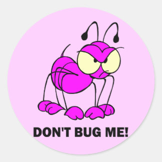 Ik kan me niet bemoeien. ronde sticker