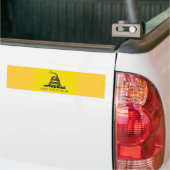 Ik kan me niet op me zetten. bumpersticker (Op Truck)
