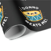 Ik kan me niet schamel voelen, drum donker BG Cadeaupapier (Rol Hoek)